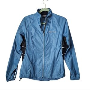 MONTANE aeroflyte ultra light weight packable nylon jacket‎ in blue size US 10
